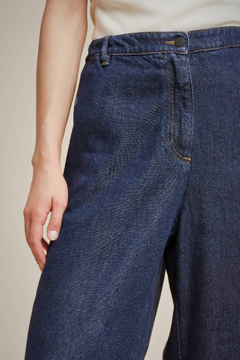 Liviana Conti WIDE-LEG JEANS S4LL4SY86Z83-0.27 Italia