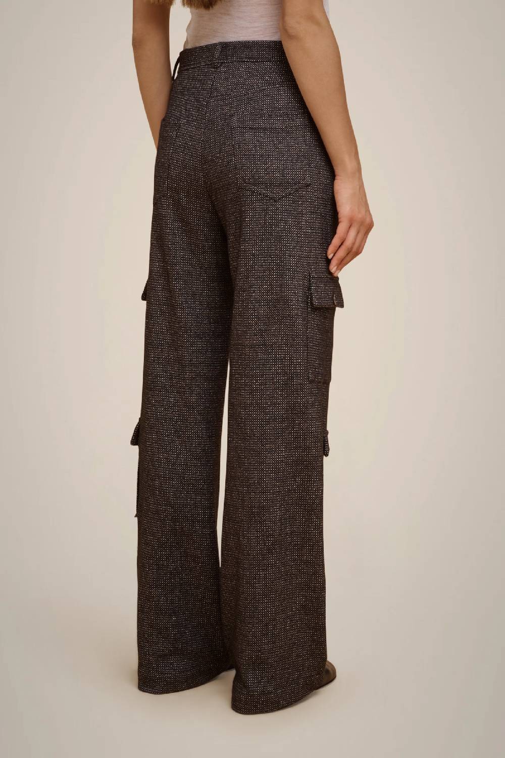 Liviana Conti PANTALONE CARGO PANNO CASHMERE W4FF4WL38SAL-3.42 Promozione