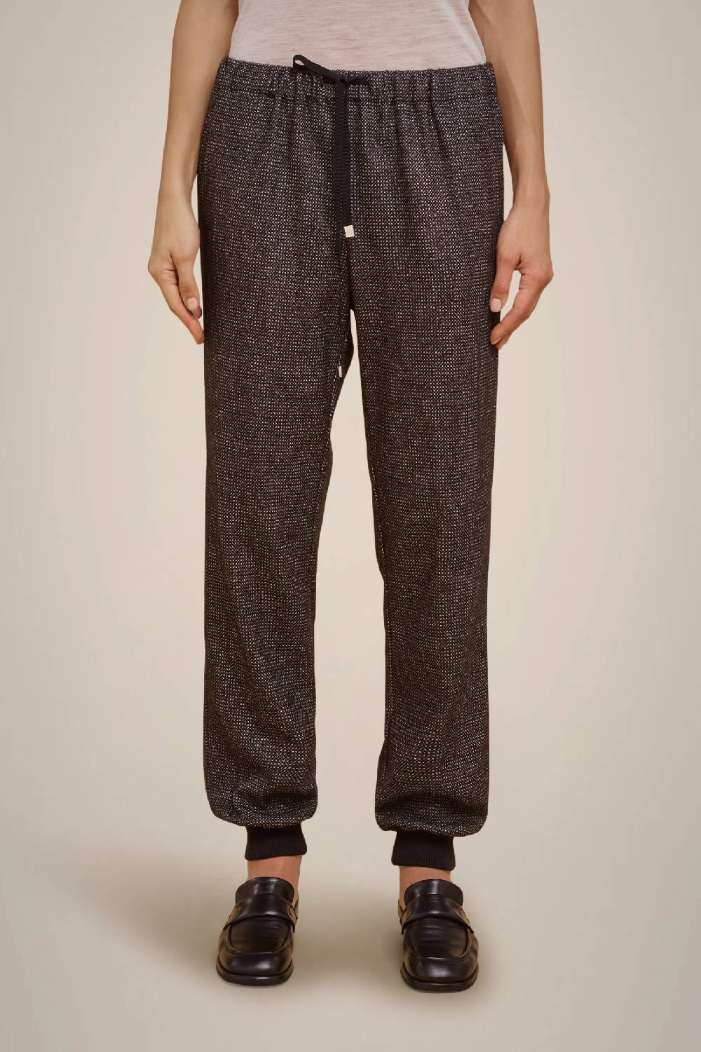 Liviana Conti PANTALONE PANNO CASHMERE W4FF4WL37SAL-3.38 Spedizione Gratuita