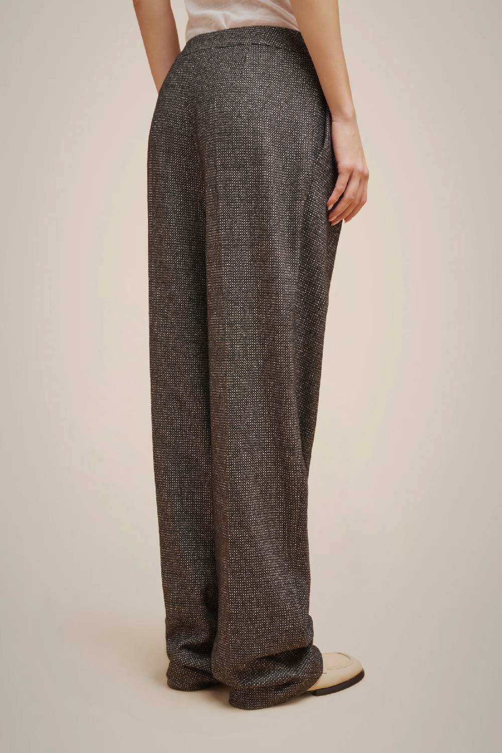 Liviana Conti PANTALONE PIEGHE PANNO CASHMERE W4FF4WL39SAL-3.38 Pezzi Unici