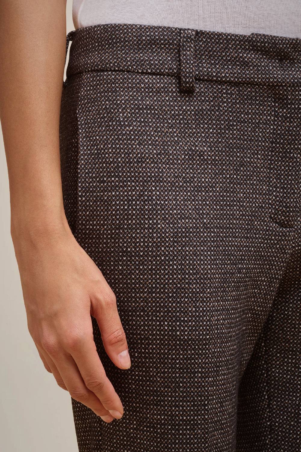 Liviana Conti PANTALONE PANNO CASHMERE W4FF4WL33SAL-3.38 Soddisfazione Garantita