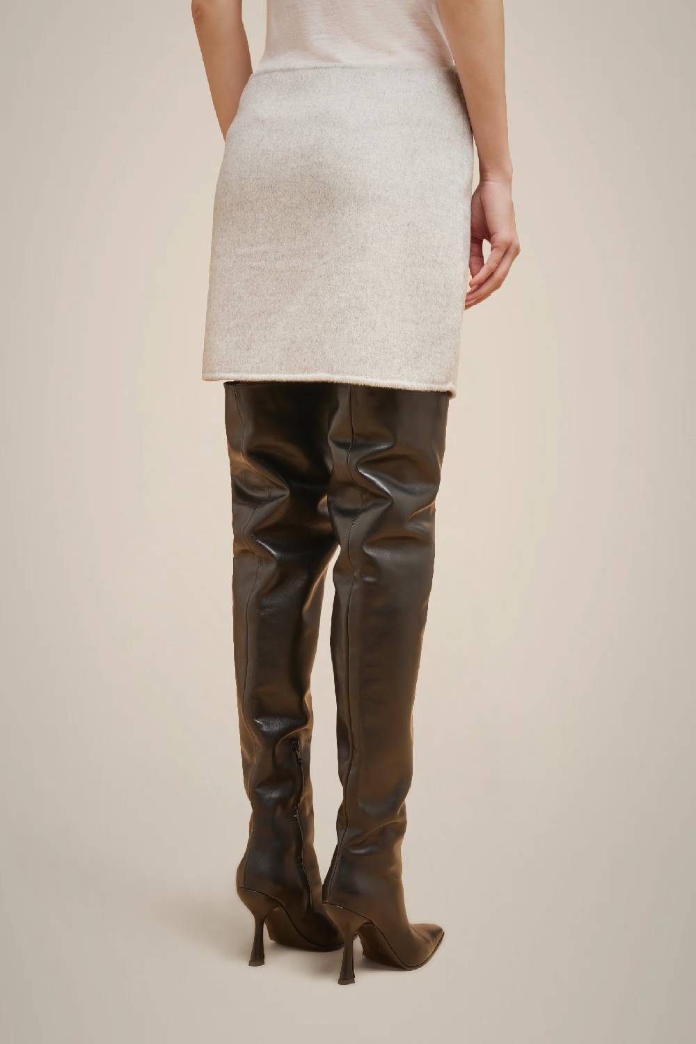 Liviana Conti MINI GONNA IN 100% LANA W4FF4WW66X47-0.38 Nuova
