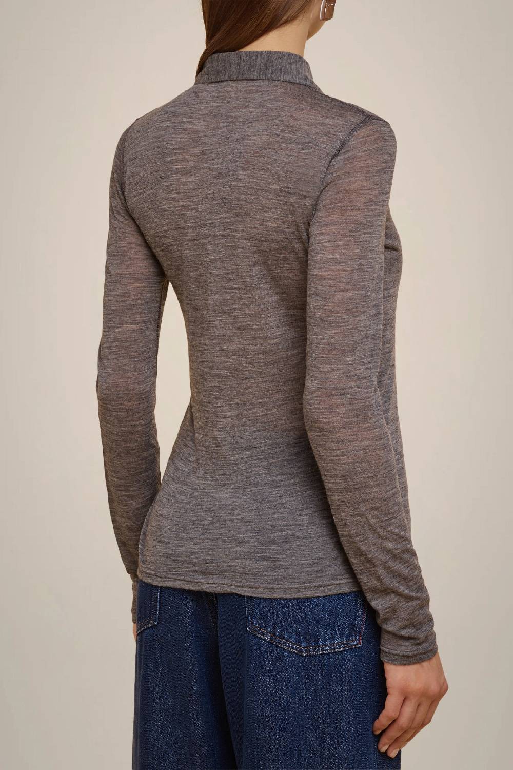 Liviana Conti POLO IN JERSEY DI LANA W4FF4WH40X92-0.S Saldi Di Fabbrica