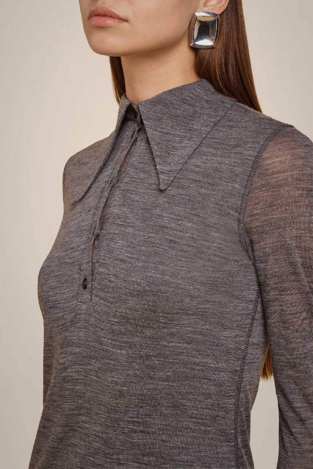 Liviana Conti POLO IN JERSEY DI LANA W4FF4WH40X92-0.S Saldi Di Fabbrica
