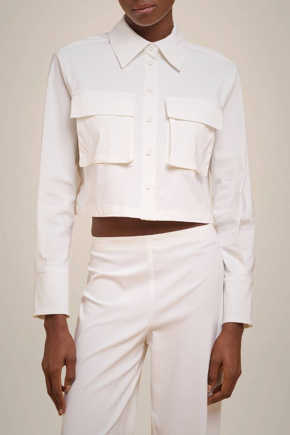 Liviana Conti CAMICIA CROP W4FF4WR06A08-1.46 In Saldo
