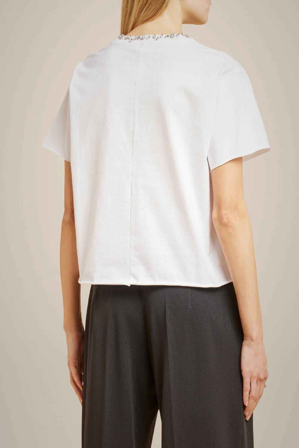 Liviana Conti T-SHIRT CON STRASS W4LL4WW60A01-0.XS 2025