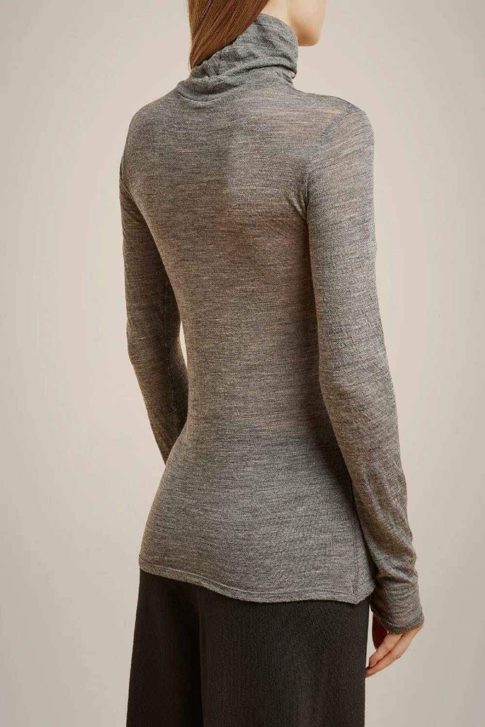 Liviana Conti T-SHIRT COLLO ALTO MISTO LANA W4LL4WH40X92-0.XS In Linea