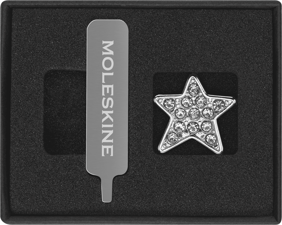 Moleskine Spilla Star CrystalArgento In Saldo