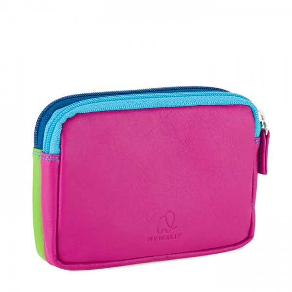 Mywalit Portafoglio/Astuccio in Pelle con doppia Zip Liguria Saldi Di Fabbrica