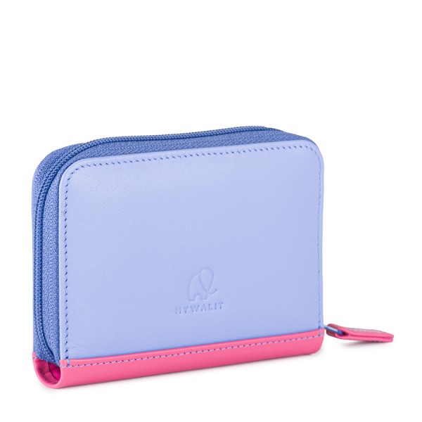Mywalit Porta carte di credito con zip Viola Sottocosto