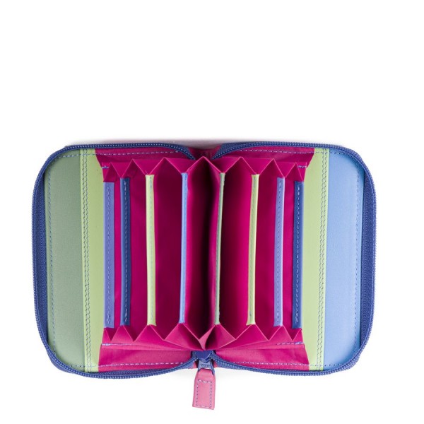 Mywalit Porta carte di credito con zip Viola Sottocosto