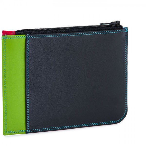 Mywalit Porta carte di credito slim con portamonete Black Pace 2025