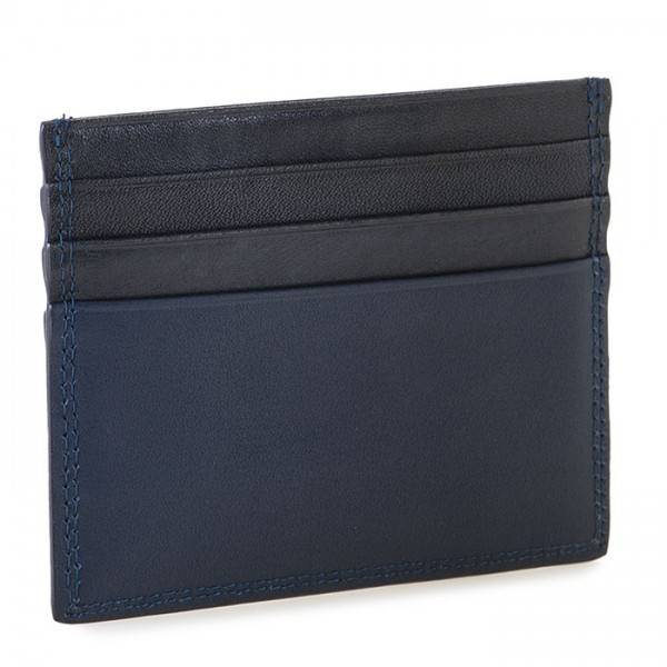 Mywalit Porta carte di credito doppio con tecnologia RFID Nero-Blu Prezzo Ridotto
