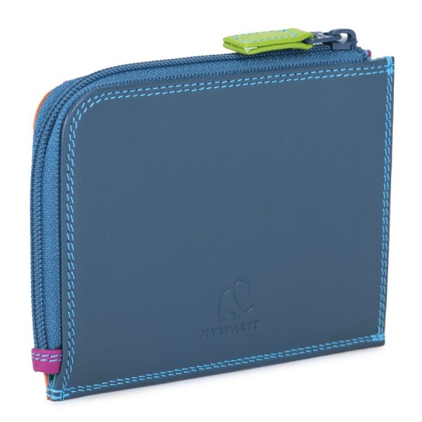 Mywalit Portamonete/Portacarte con zip Liguria Pezzi Unici