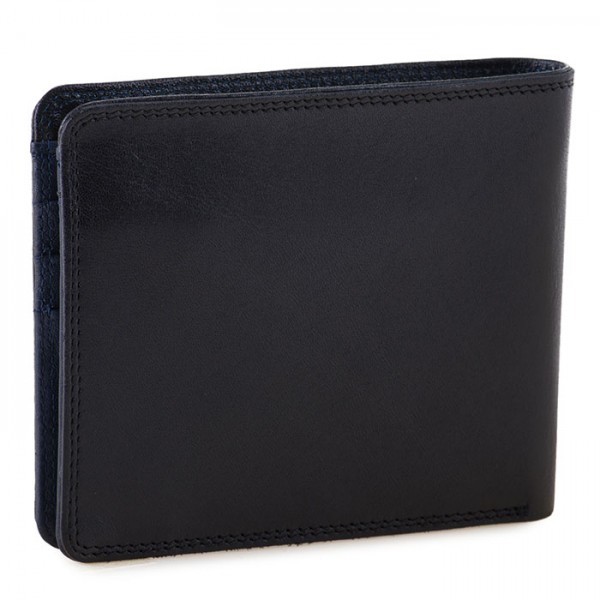 Mywalit Portafoglio da uomo con portamonete e tecnologia RFID Nero-Blu Vendita Economica