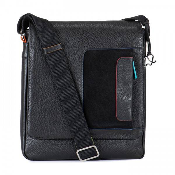 Mywalit Borsa a tracolla Havana con risvolto Black Pace Negozio