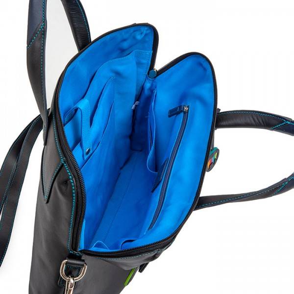 Mywalit Borsa sottile da Lavoro in pelle Black Pace Italy