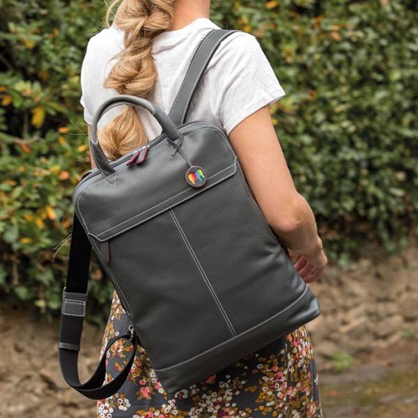 Mywalit Zaino da Lavoro in pelle Black Pace Negozi Online