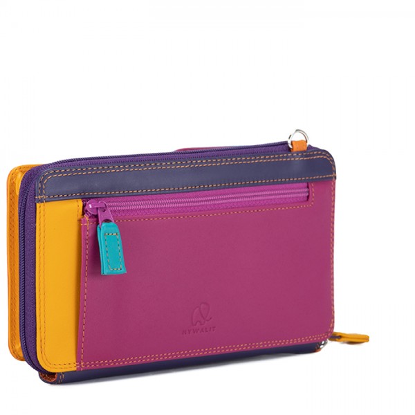 Mywalit Portafoglio multifunzione con zip su tre lati e tracolla Copacabana Promozione Limitata