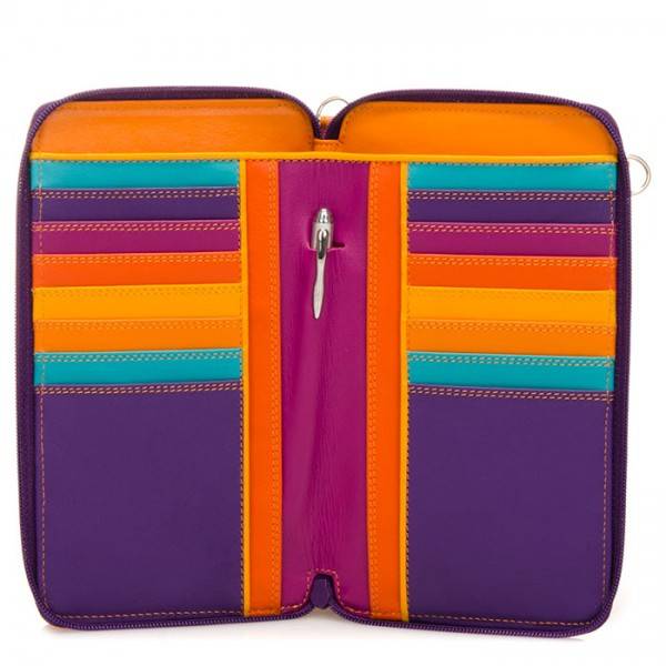 Mywalit Portafoglio multifunzione con zip su tre lati e tracolla Copacabana Promozione Limitata