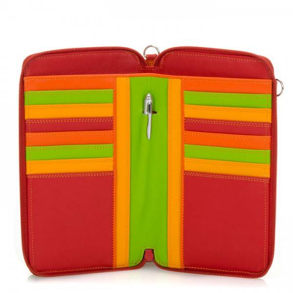 Mywalit Portafoglio multifunzione con zip su tre lati e tracolla Jamaica Fino Al -60%