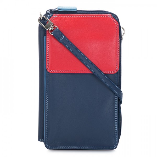 Mywalit Portafoglio multifunzione con zip su tre lati e tracolla Royal Shopping Online
