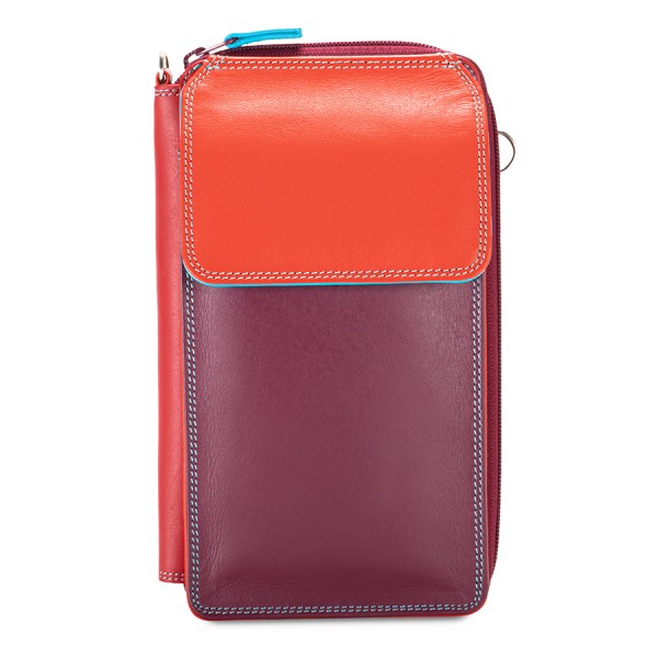 Mywalit Portafoglio multifunzione con zip su tre lati e tracolla Pompei Sottocosto