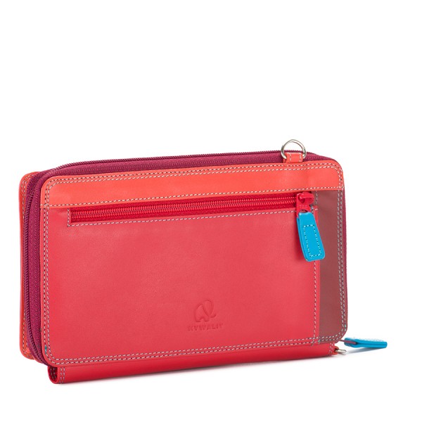 Mywalit Portafoglio multifunzione con zip su tre lati e tracolla Pompei Sottocosto