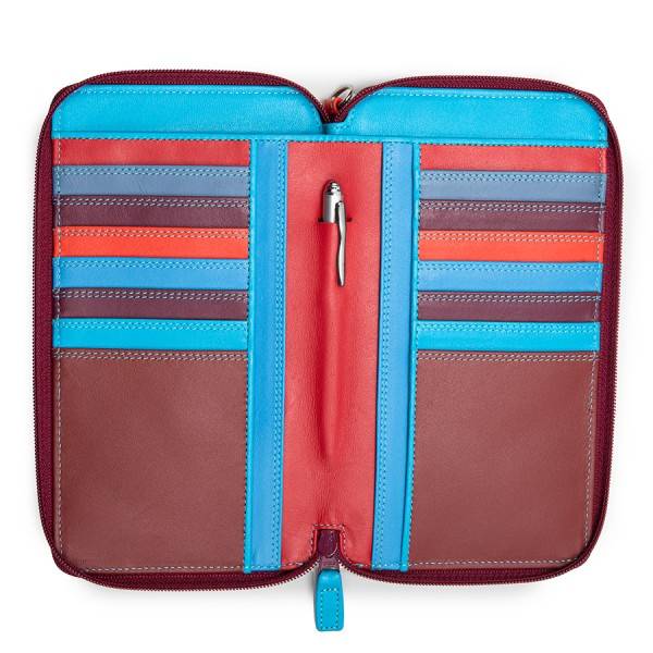 Mywalit Portafoglio multifunzione con zip su tre lati e tracolla Pompei Sottocosto