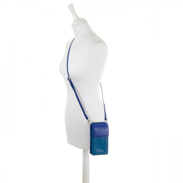 Mywalit Portafoglio multifunzione con zip su tre lati e tracolla Seascape Presa