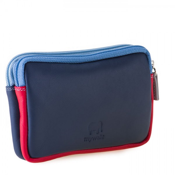 Mywalit Portafoglio/Astuccio in Pelle con doppia Zip Royal Economico