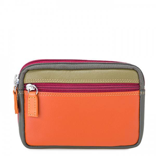 Mywalit Portafoglio/Astuccio in Pelle con doppia Zip Lucca In Vendita