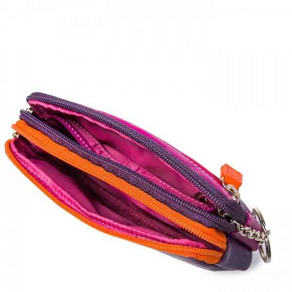 Mywalit Portafoglio/Astuccio in Pelle con doppia Zip Sangria Multi Vendita Calda