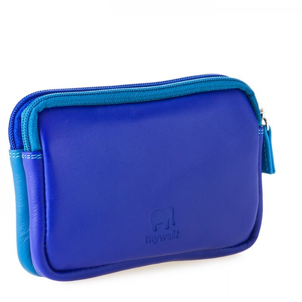 Mywalit Portafoglio/Astuccio in Pelle con doppia Zip Seascape Vendita Economica
