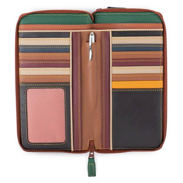 Mywalit Portafoglio con doppia zip grande Bosco Italy