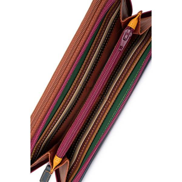 Mywalit Portafoglio con doppia zip grande Bosco Italy