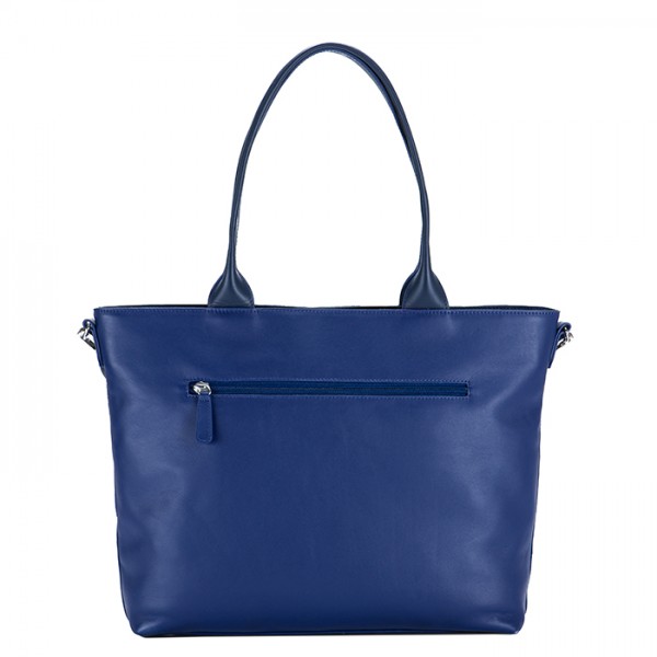 Mywalit Borsa Shopper Carrara Blu Pezzi Unici