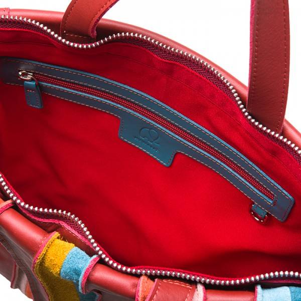 Mywalit Borsa Shopper Laguna in pelle e camoscio Vesuvio Promozione Limitata