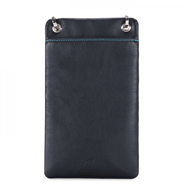 Mywalit Organiser con tripla zip da collo Black Pace Vendita Calda