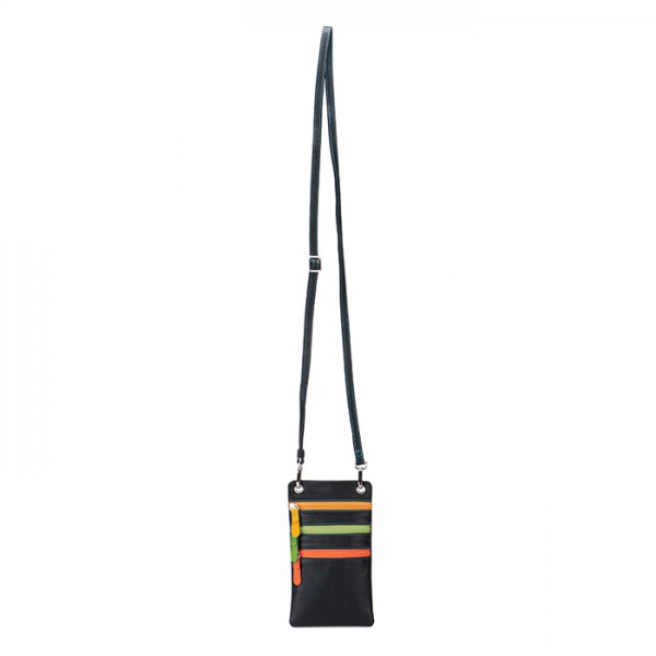 Mywalit Organiser con tripla zip da collo Black Pace Vendita Calda