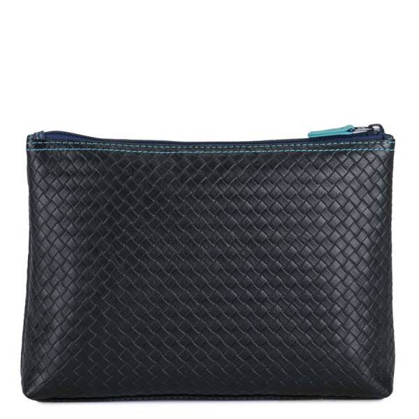 Mywalit Make-Up Case Grande Linea Embossed Nappa Black Pace Presa
