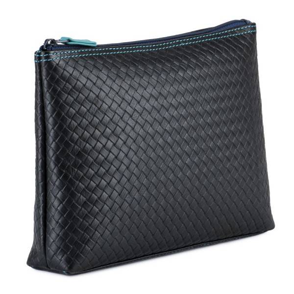 Mywalit Make-Up Case Grande Linea Embossed Nappa Black Pace Presa