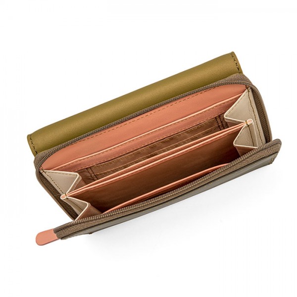 Mywalit Portafoglio con tasca porta passaporto Oliva Outlet