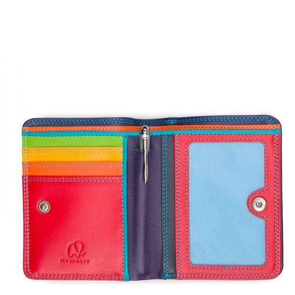 Mywalit Portafoglio con zip medio Black Pace In Linea