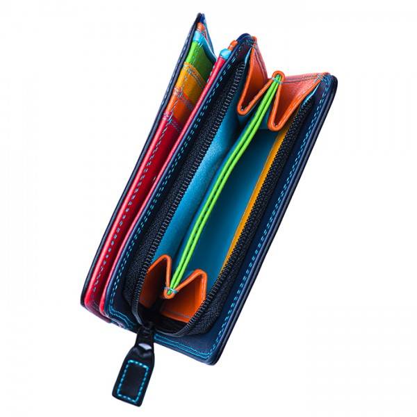 Mywalit Portafoglio con zip medio Black Pace In Linea