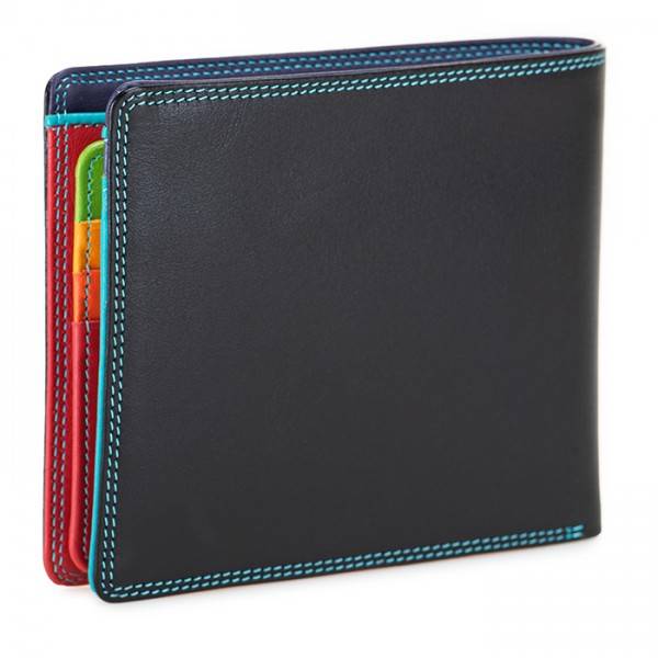Mywalit Portafoglio da uomo grande con lente e protezione RFID Nappa Black Pace Negozi Online