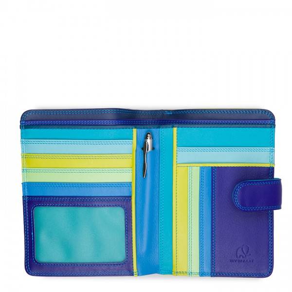 Mywalit Portafoglio con bottone a pressione grande Seascape Presa