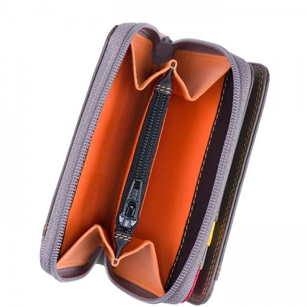 Mywalit Portafoglio con zip piccolo Fumo Spedizione Gratuita