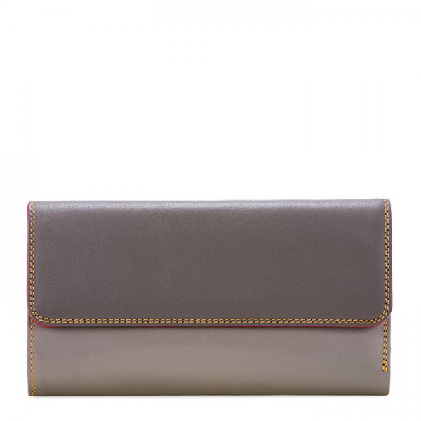 Mywalit Portafoglio a tre ante con zip Fumo Italy