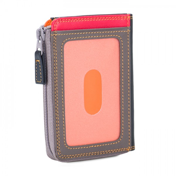 Mywalit Portafoglio piccolo con zip Fumo Consegna Veloce